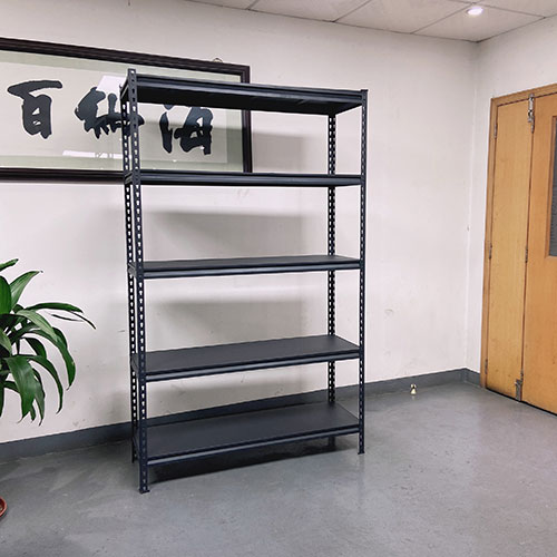 Light Duty Storage Shelves 5 Layers Steel Adjustable Rivet Shelving